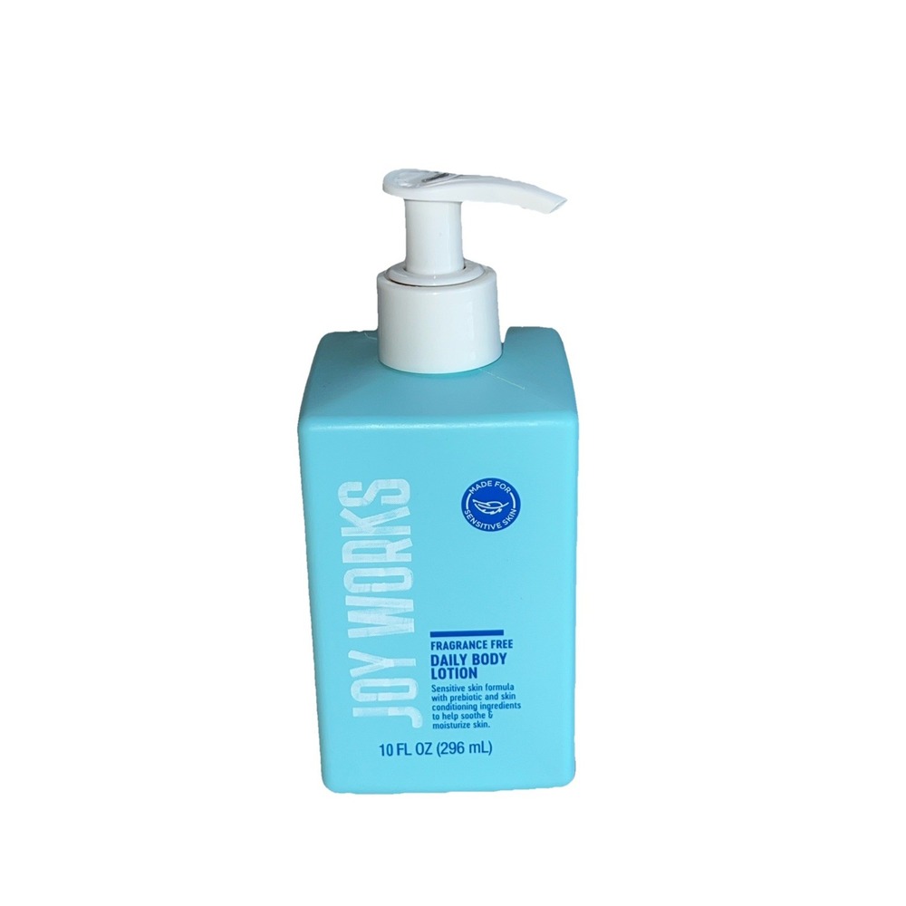 Joy Works Sensitive Skin Daily Body Lotion Fragrance Free 10 Fl‎ Oz New